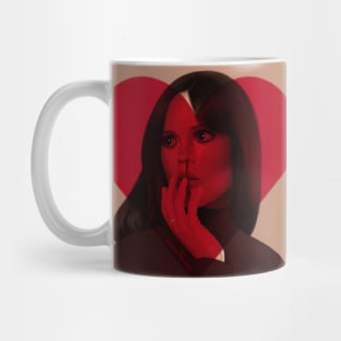 Jenna Ortega Horror Heart Mug